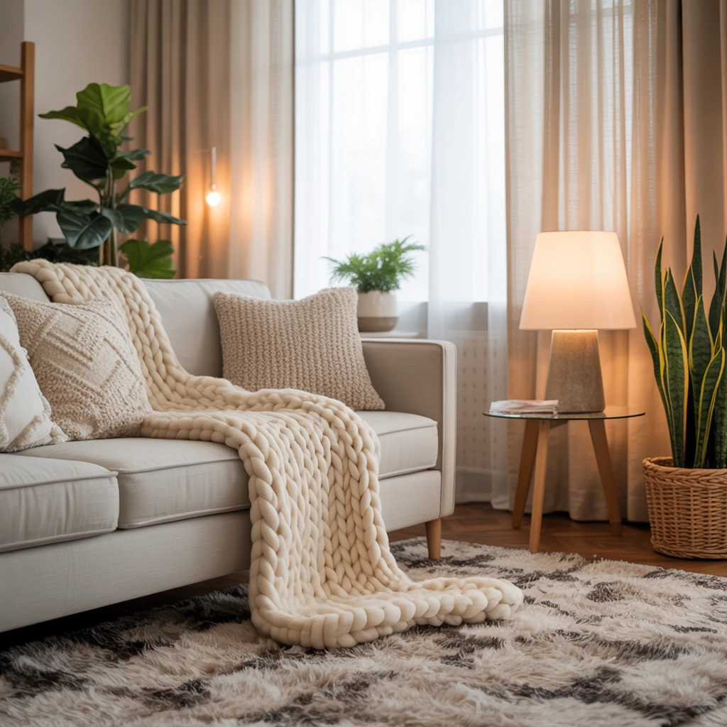 Texturas que Convidam ao Relaxamento