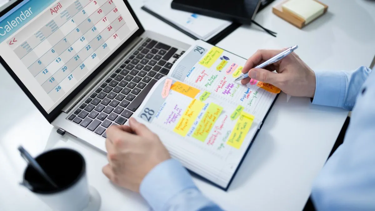 Planeje seu dia com intenção e foco.