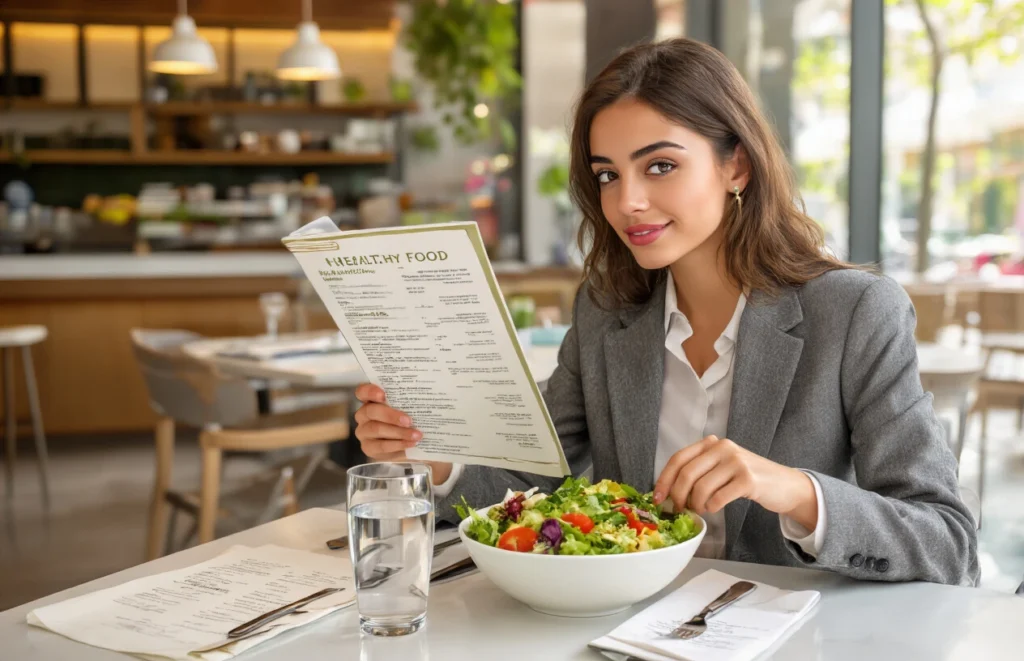 Alimentação Saudável Mesmo Comendo Fora.