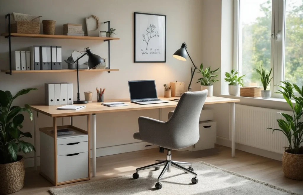 Organize seu espaço de trabalho para eficiência máxima.