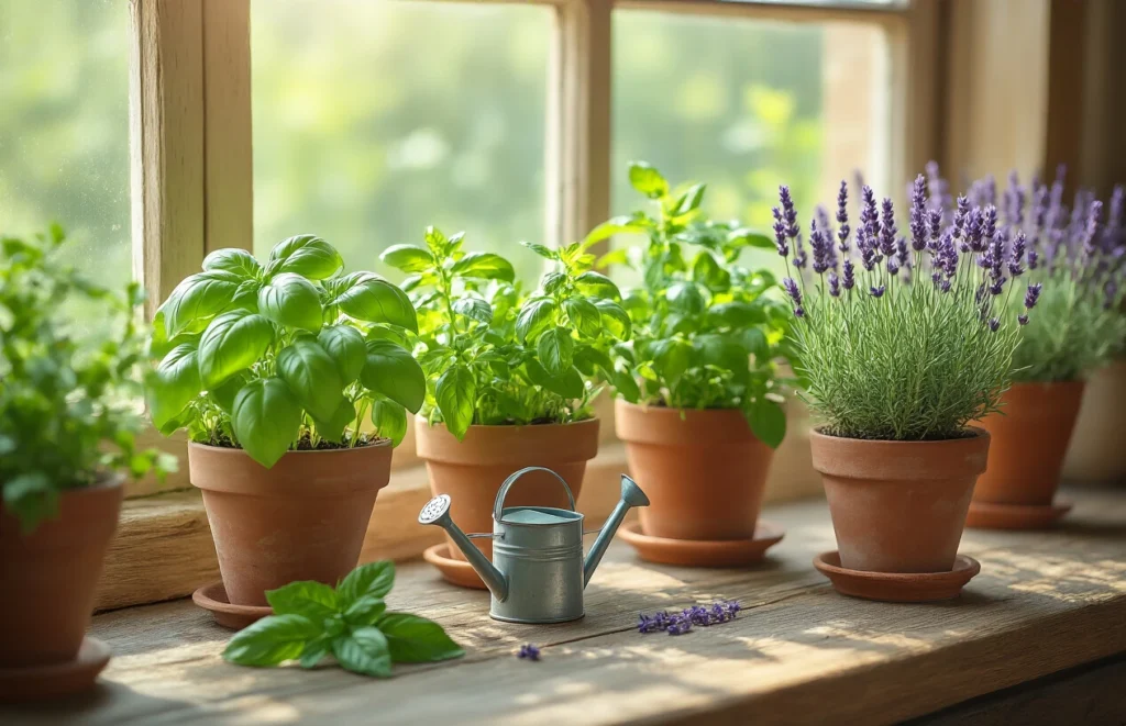 Plantas aromáticas para cultivar em casa