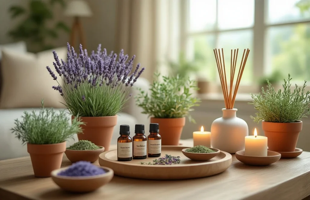 Os aromas naturais oferecem uma maneira saudável e econômica